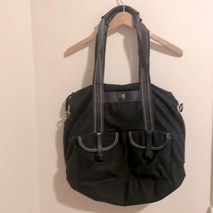 Vintage lululemon gray/green wool tote/yoga/gym bag